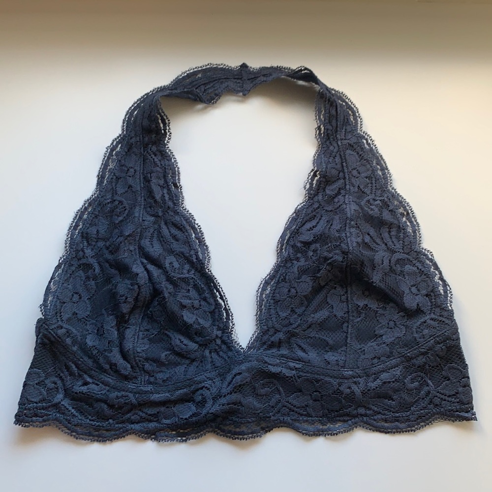 Urban Outfitters Blue Halter Bralette